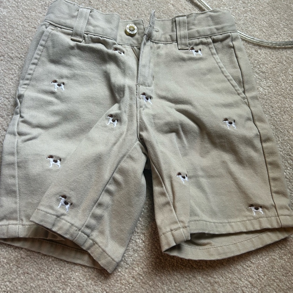 Janie and Jack dog shorts size 3